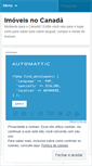 Mobile Screenshot of imoveisnocanada.wordpress.com
