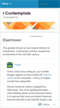 Mobile Screenshot of contemplationist.wordpress.com