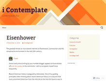 Tablet Screenshot of contemplationist.wordpress.com