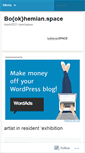 Mobile Screenshot of bookhemianspace.wordpress.com