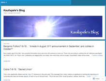 Tablet Screenshot of kauilapele.wordpress.com