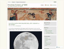 Tablet Screenshot of culturaclasicaylatin.wordpress.com