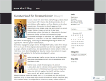 Tablet Screenshot of annakirsch.wordpress.com