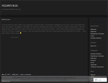 Tablet Screenshot of fazzaris.wordpress.com