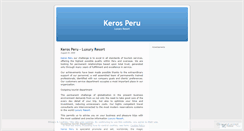 Desktop Screenshot of kerosperu.wordpress.com