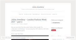 Desktop Screenshot of jolitajewellery.wordpress.com