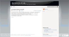 Desktop Screenshot of macrofone.wordpress.com