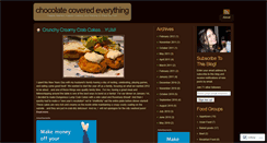 Desktop Screenshot of chocolatecoveredeverything.wordpress.com