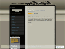 Tablet Screenshot of forestfelines.wordpress.com