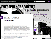 Tablet Screenshot of entreprenorspartiet.wordpress.com