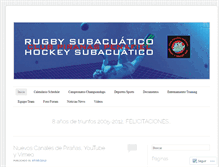 Tablet Screenshot of clubpiranas.wordpress.com