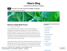Tablet Screenshot of hliao.wordpress.com