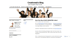 Desktop Screenshot of creativewiz.wordpress.com