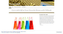 Desktop Screenshot of pinoycards.wordpress.com