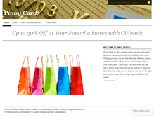 Tablet Screenshot of pinoycards.wordpress.com