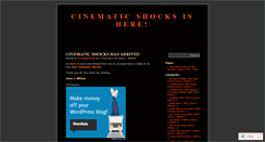 Desktop Screenshot of cinematichorrorarchive.wordpress.com