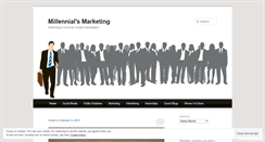 Desktop Screenshot of millennialsmarketing.wordpress.com