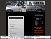 Tablet Screenshot of humorlibre09.wordpress.com