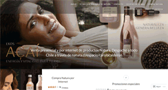 Desktop Screenshot of chicanatura.wordpress.com