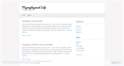 Desktop Screenshot of myemploymentinfo.wordpress.com