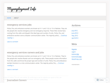Tablet Screenshot of myemploymentinfo.wordpress.com