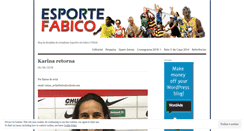 Desktop Screenshot of esportefabico.wordpress.com