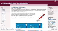 Desktop Screenshot of priyanshugoyal.wordpress.com