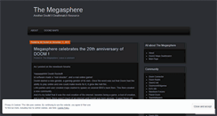 Desktop Screenshot of megasphere.wordpress.com