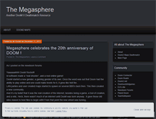 Tablet Screenshot of megasphere.wordpress.com