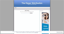 Desktop Screenshot of elazardistribution.wordpress.com