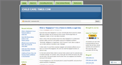 Desktop Screenshot of childcareblog.wordpress.com