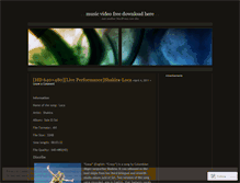 Tablet Screenshot of musicvideofreedownload.wordpress.com