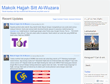 Tablet Screenshot of makcikhajjahsittalwuzara2u.wordpress.com