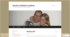 Desktop Screenshot of garethandnettanswedding.wordpress.com