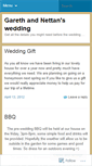 Mobile Screenshot of garethandnettanswedding.wordpress.com