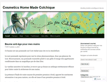 Tablet Screenshot of cosmeticshomemadecolchique.wordpress.com