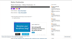 Desktop Screenshot of madostendencijos.wordpress.com