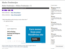 Tablet Screenshot of madostendencijos.wordpress.com