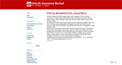 Desktop Screenshot of amlifeinsurance.wordpress.com