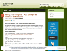 Tablet Screenshot of nadoweb.wordpress.com