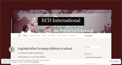 Desktop Screenshot of ecdinternational.wordpress.com