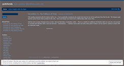 Desktop Screenshot of godnfamily.wordpress.com