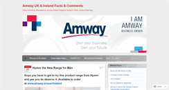 Desktop Screenshot of amwayukirelandfacts.wordpress.com
