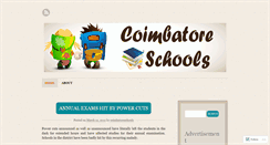 Desktop Screenshot of coimbatoreschools.wordpress.com