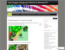 Tablet Screenshot of clubpenguin1727.wordpress.com