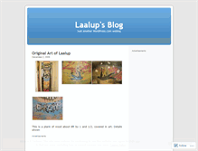 Tablet Screenshot of laalup.wordpress.com