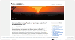 Desktop Screenshot of nemesiocaceres.wordpress.com