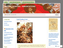 Tablet Screenshot of annunciations.wordpress.com