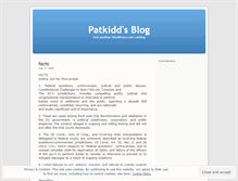 Tablet Screenshot of patkidd.wordpress.com