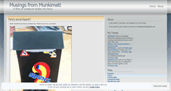 Desktop Screenshot of munkismusings.wordpress.com